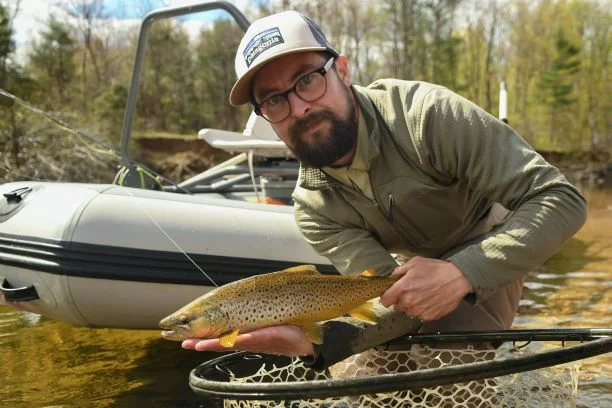 Kevin with the first fish of the day