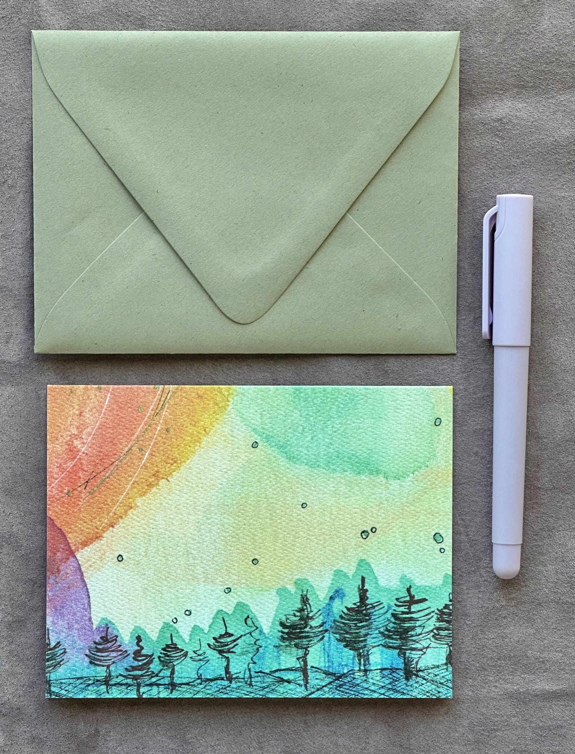 Card Watercolor GCW9.1