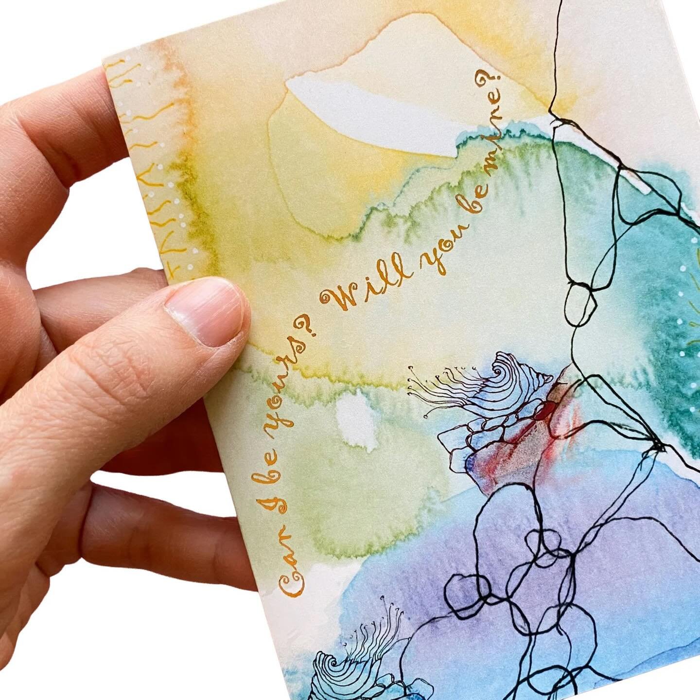 &ldquo;Love Shells&rdquo; Inspired by the quiet poetry of the sea, and inviting you to express love as something discovered&mdash;layer by layer, moment by moment. This fine art greeting card features an original watercolor and ink artwork exploring 