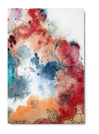 "Enchanted Depths" frame IV - Metal artprint