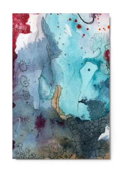 "Enchanted Depths" frame III  -  Metal artprint