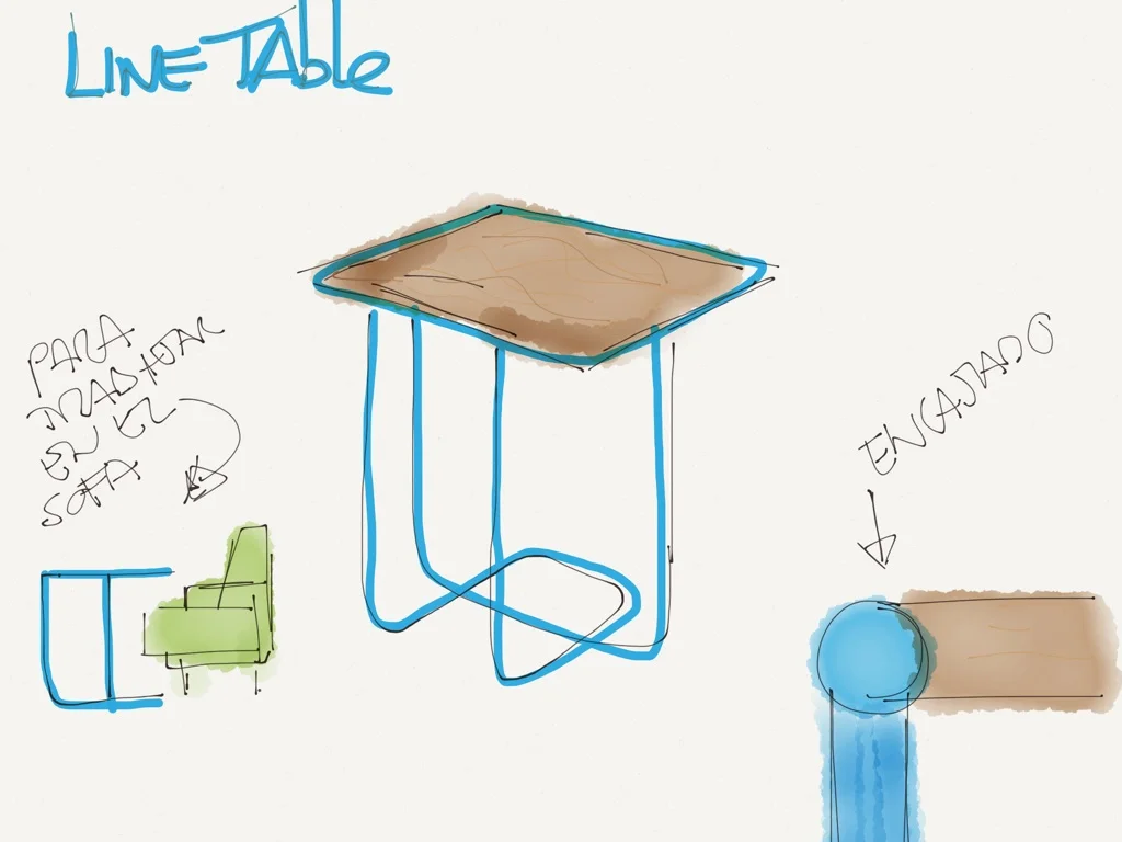 Line side tables-sketch-Silvia Cenal