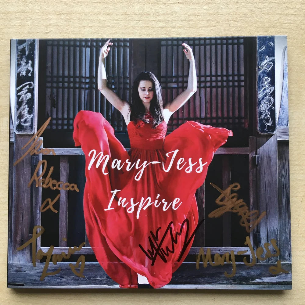 Inspire - Signed by ALL Artists! — Mary-Jess Official Website