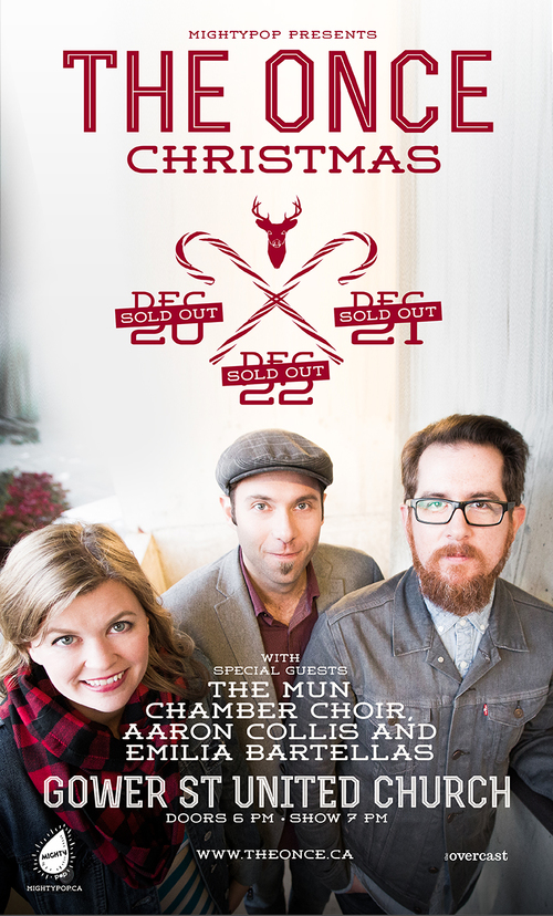 We are joining The Once for their Christmas show!