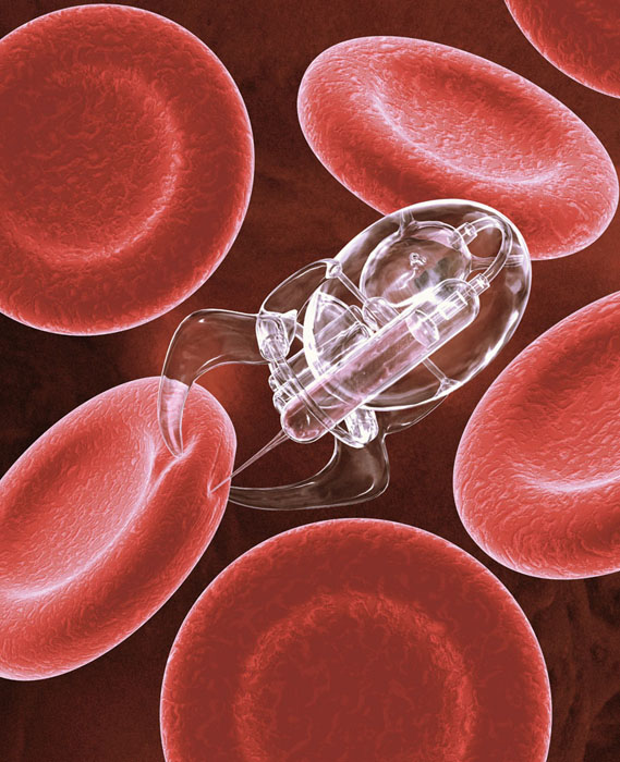 Nanorobot &amp; Red Blood Cells