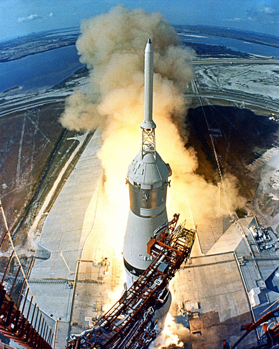 Launch of the Saturn V
