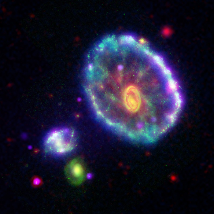 Cartwheel galaxy ESO 35-40
