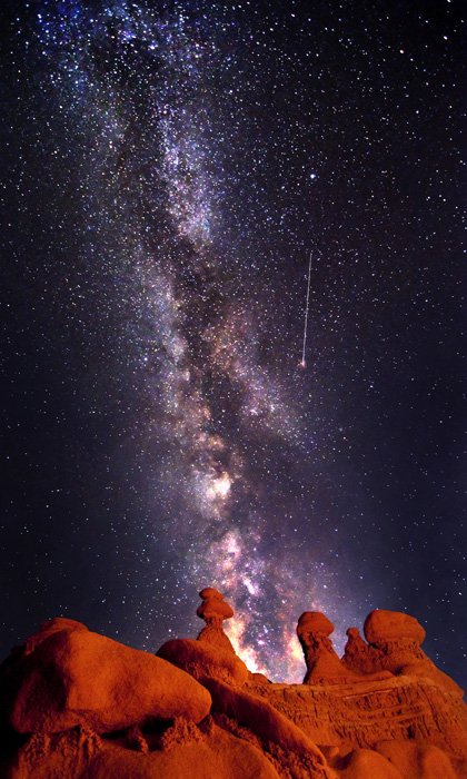 Milky Way over Utah