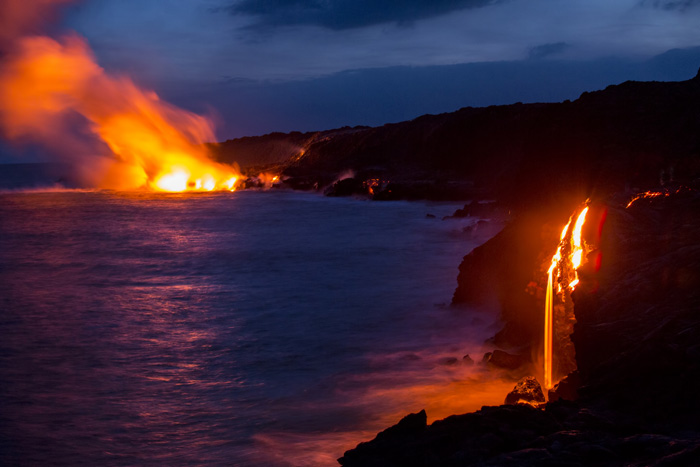 Lava at Night