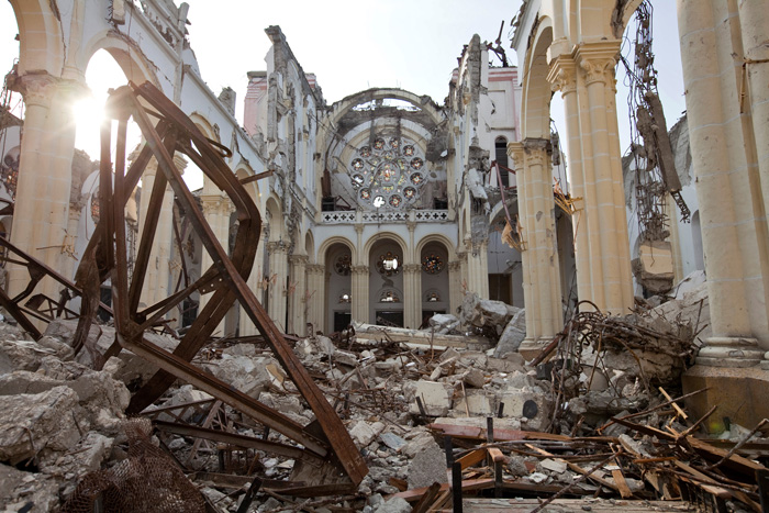 Damaged Cathedral, Haiti, 2010