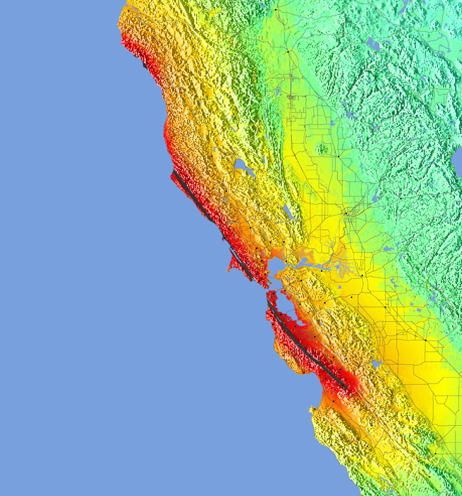 Earthquake Intensity Map