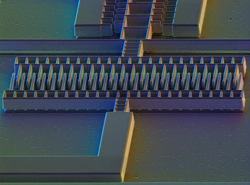 Micro-accelerometer, SEM