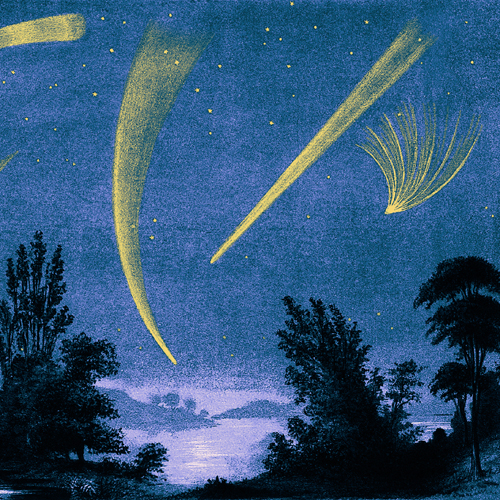 Comets, historical illustration