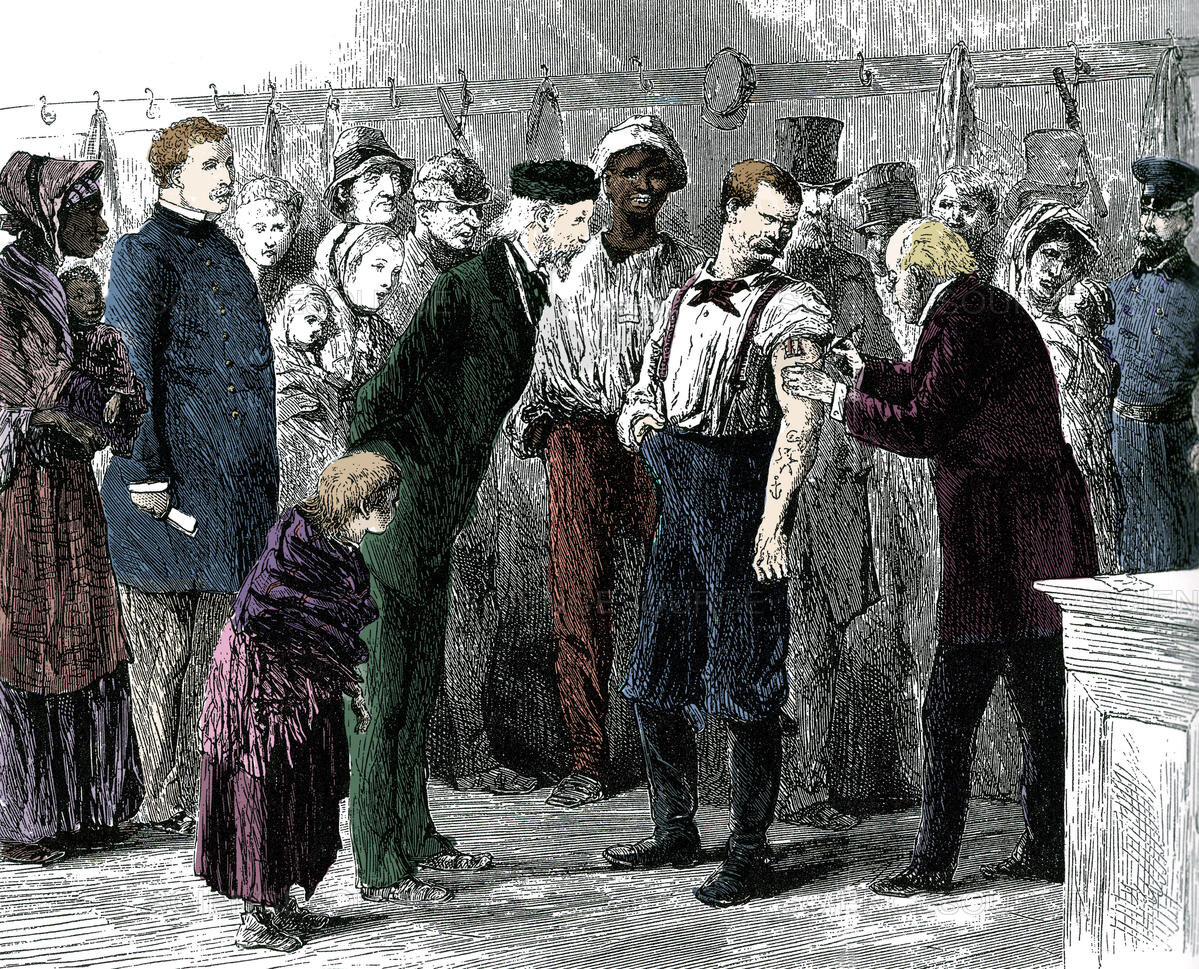 Vaccinating the Poor, Smallpox Epidemic, 1872