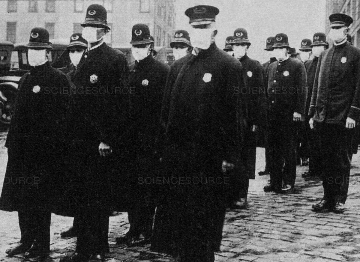  Spanish Flu Pandemic, Seattle Police, 1918