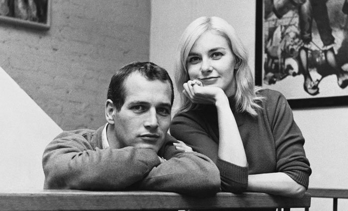 Actors Paul New and Joanne Woodward