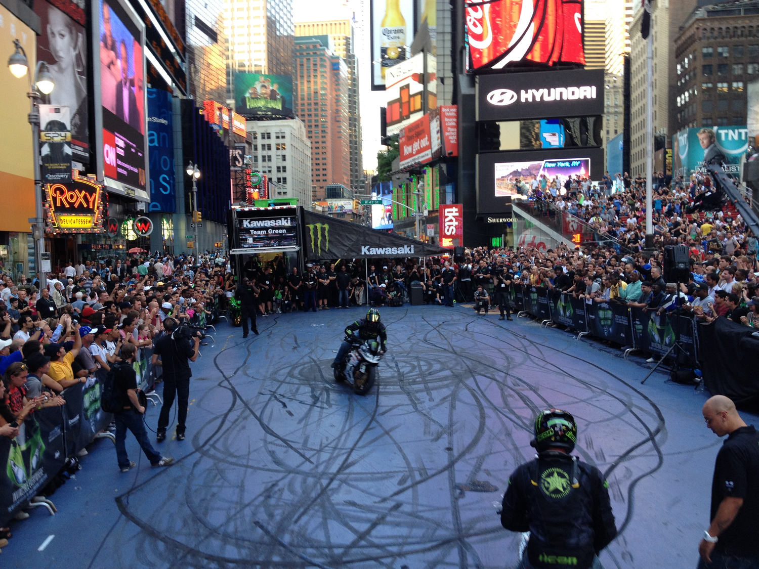 Kawasaki Ninja Times Square Takeover