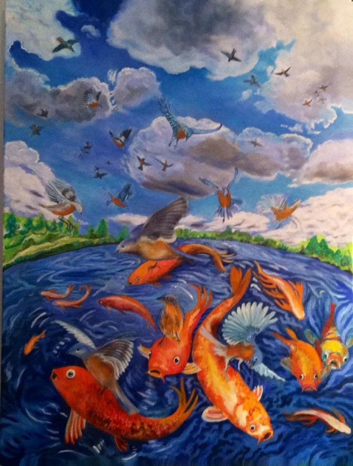 Trouble Down at the Koi Pond