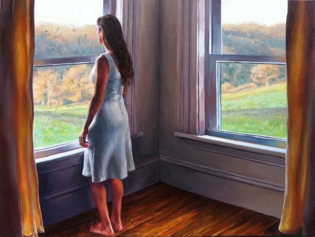 Lost in Thought, Oil on Canvas, 36" x 48", 2011