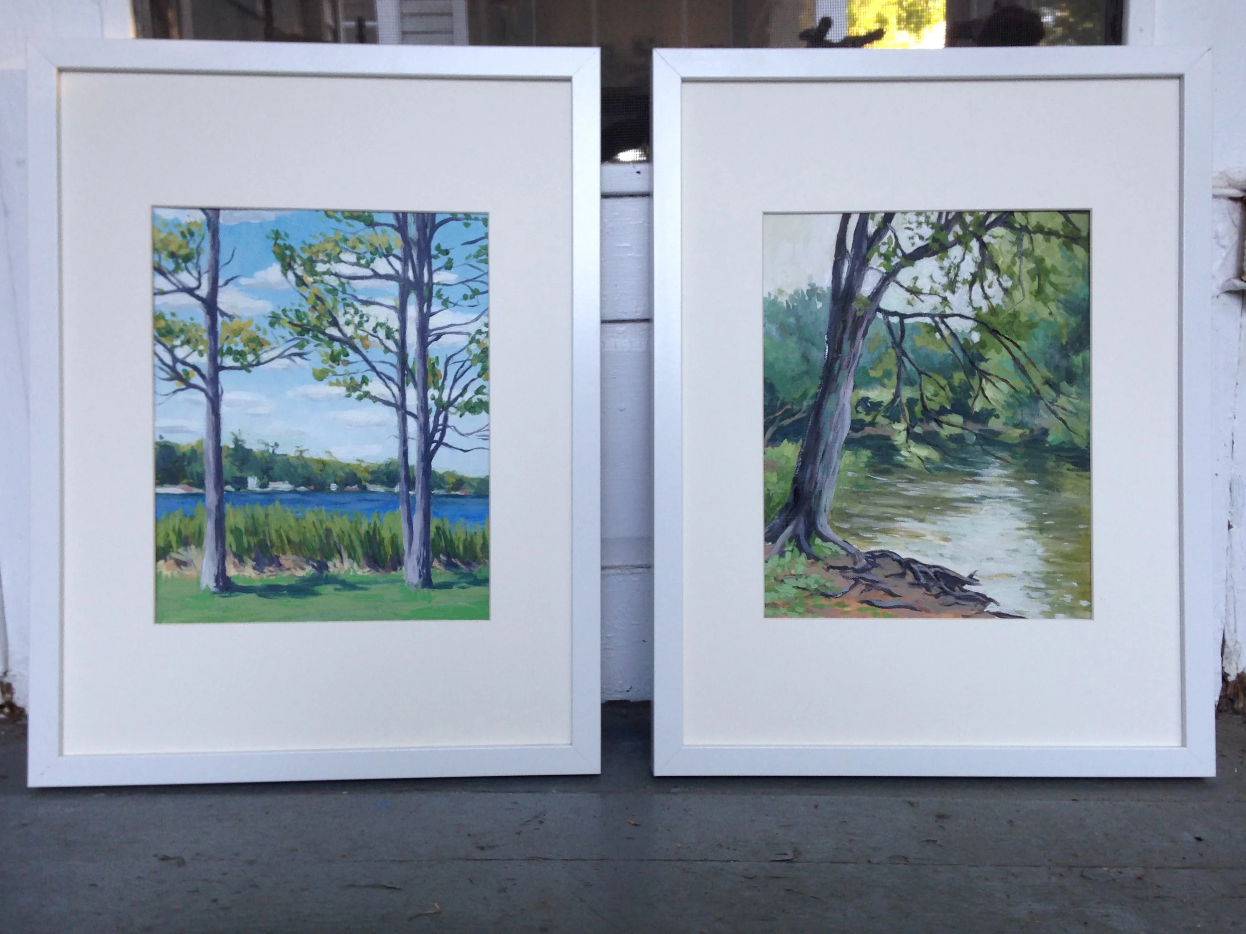 Two Small Paintings for the Paint Dexter Plein Air Festival