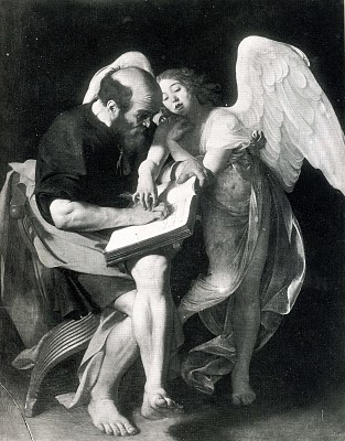 Michelangelo Caravaggio, Saint Matthew and the Angel, 1602