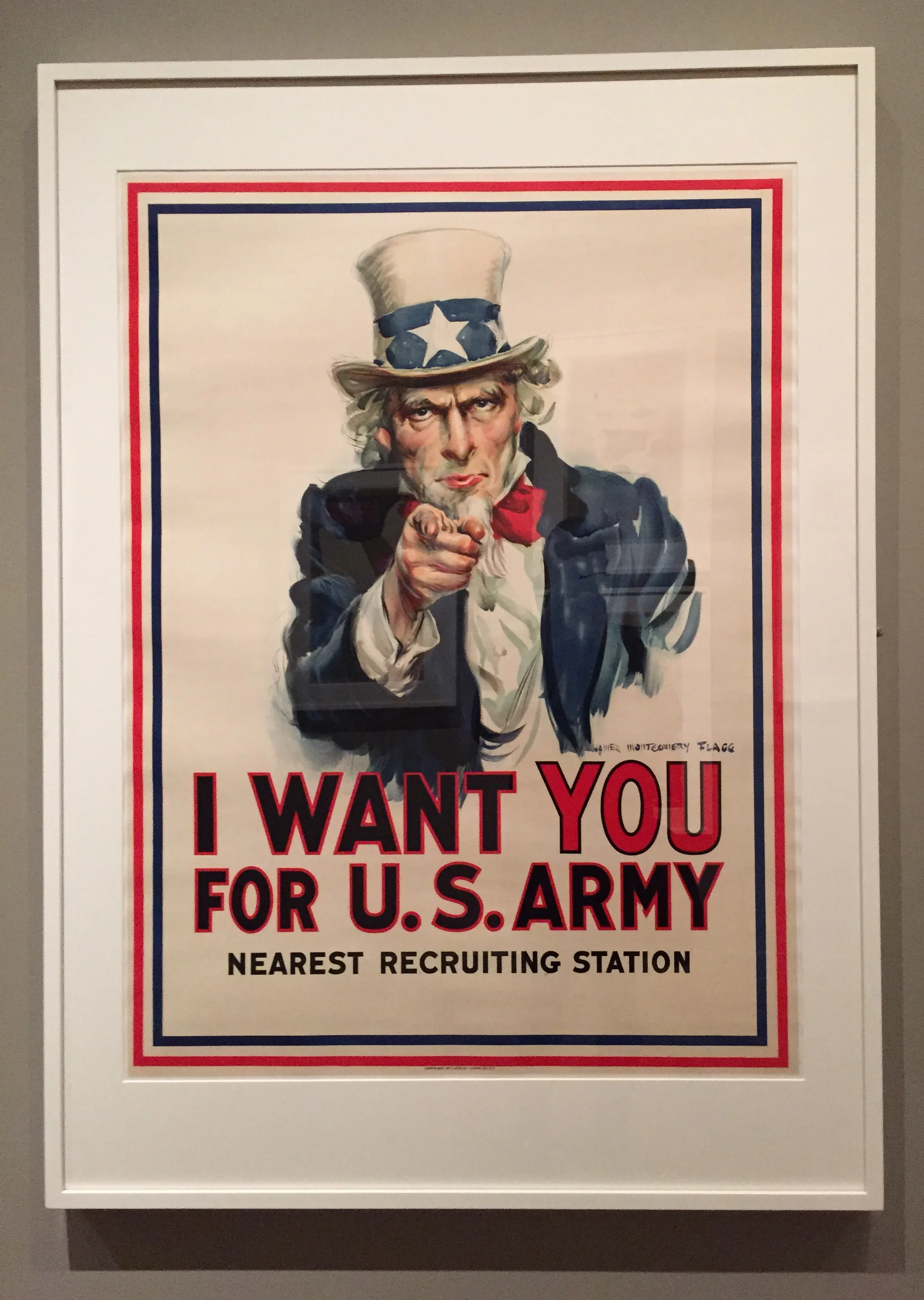 James Montgomery Flagg,&nbsp;I Want You for U.S. Army, Color Lithograph, 1917