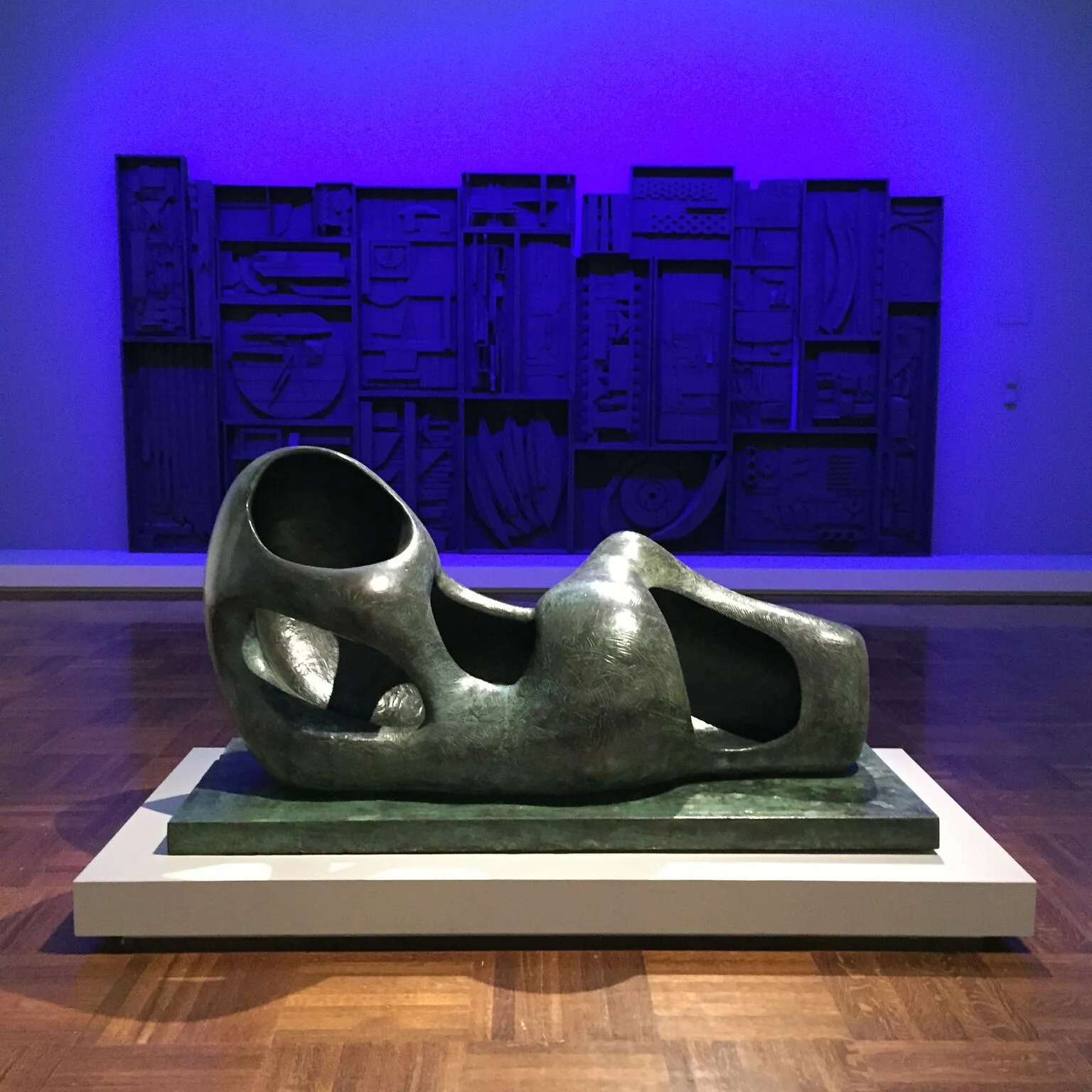 Henry Moore, Reclining Figure (External Form), Bronze, 1953-54
