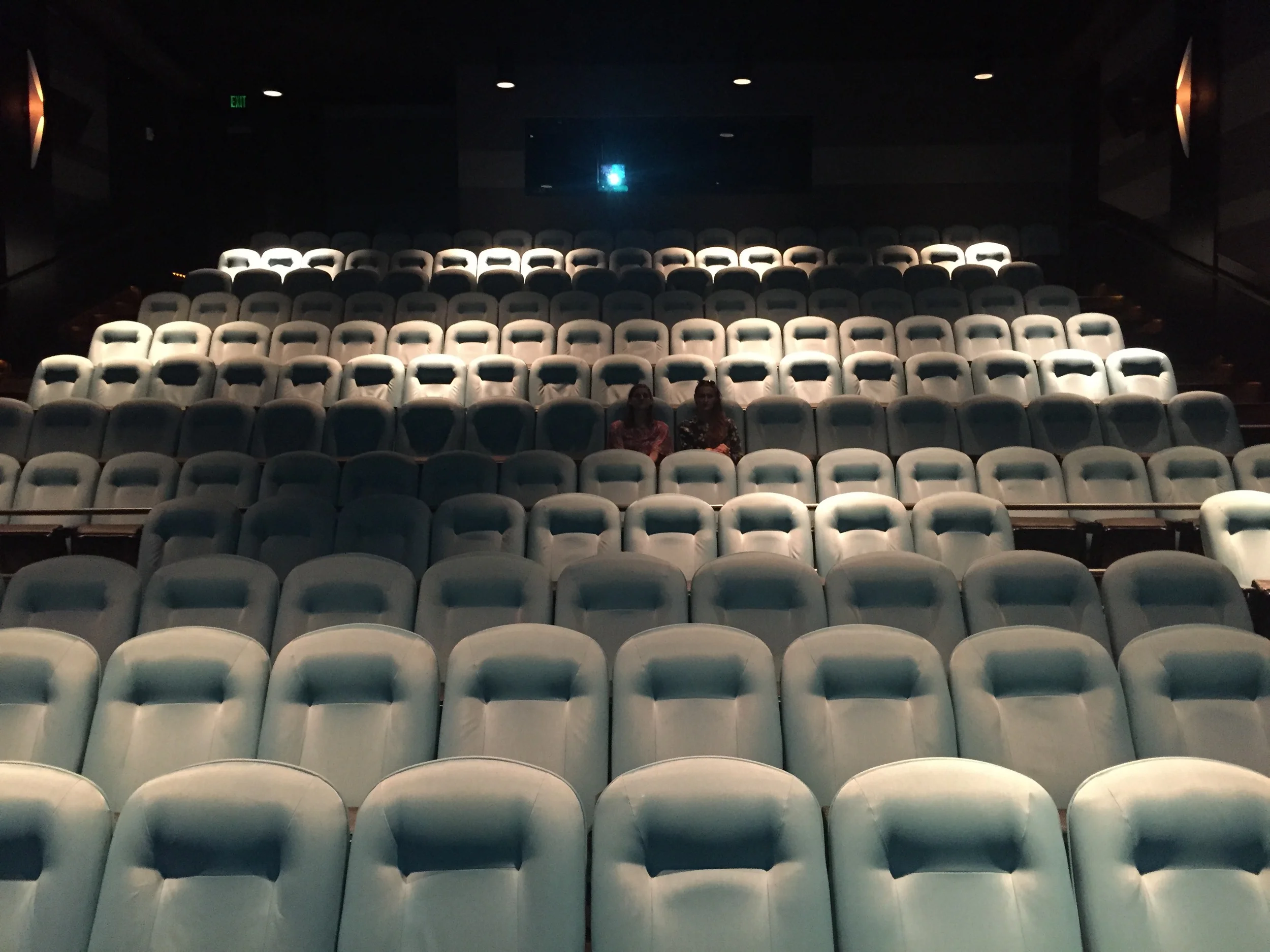 Almost alone at the UICA Theater in Grand Rapids