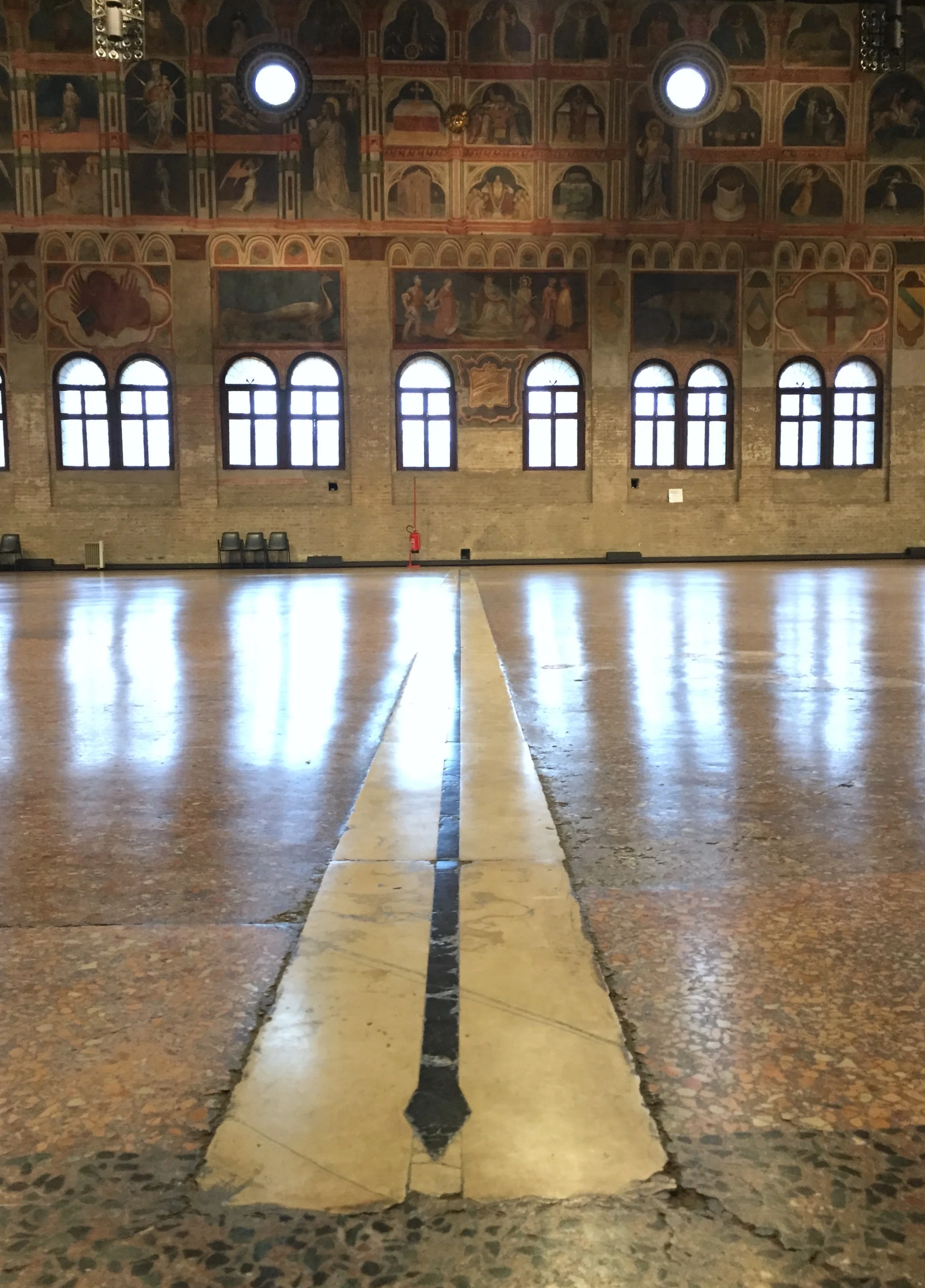 Bortolomeo Ferracina's Meridian Line Inside the Palazzo Della Ragione, 1761