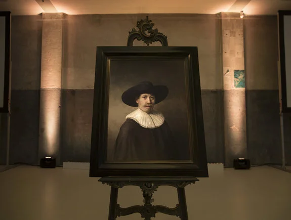 The Next Rembrandt, a computer-generated painting imitating the style of Rembrandt van Rijn