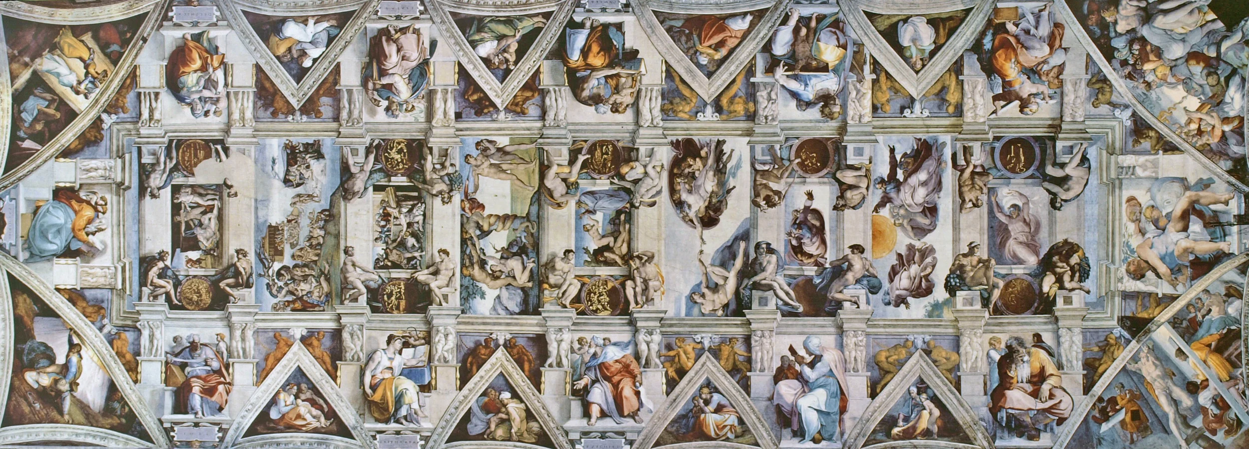 Michelangelo, The Sistine Chapel Ceiling, 1508-1512, Fresco