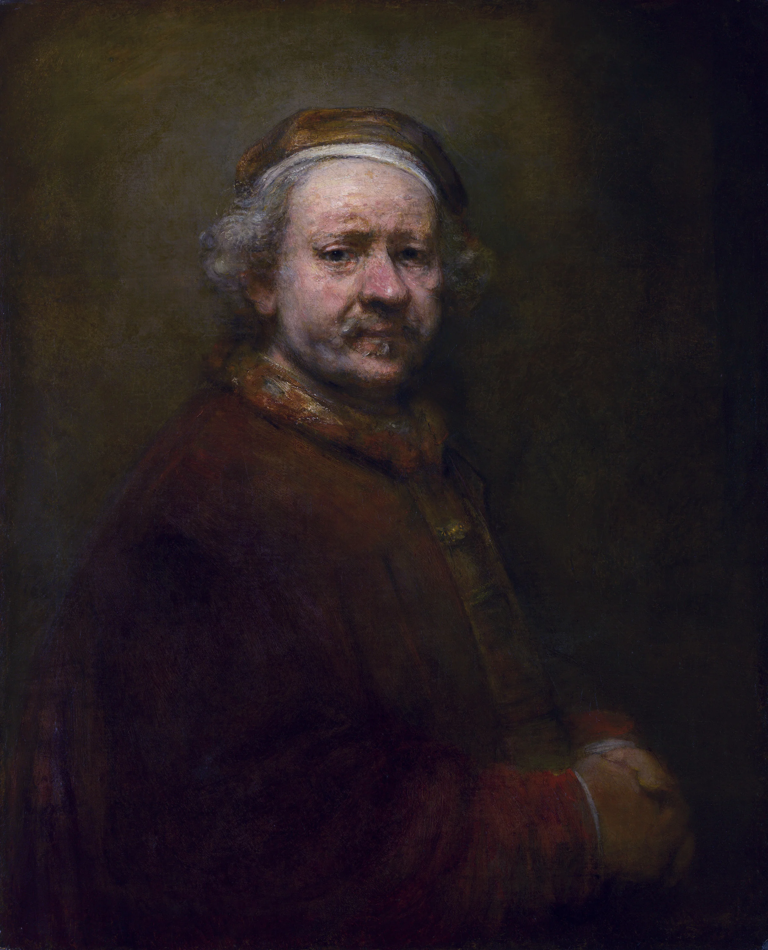 Rembrandt van Rijn, Self-Portrait, 1669, Oil on canvas