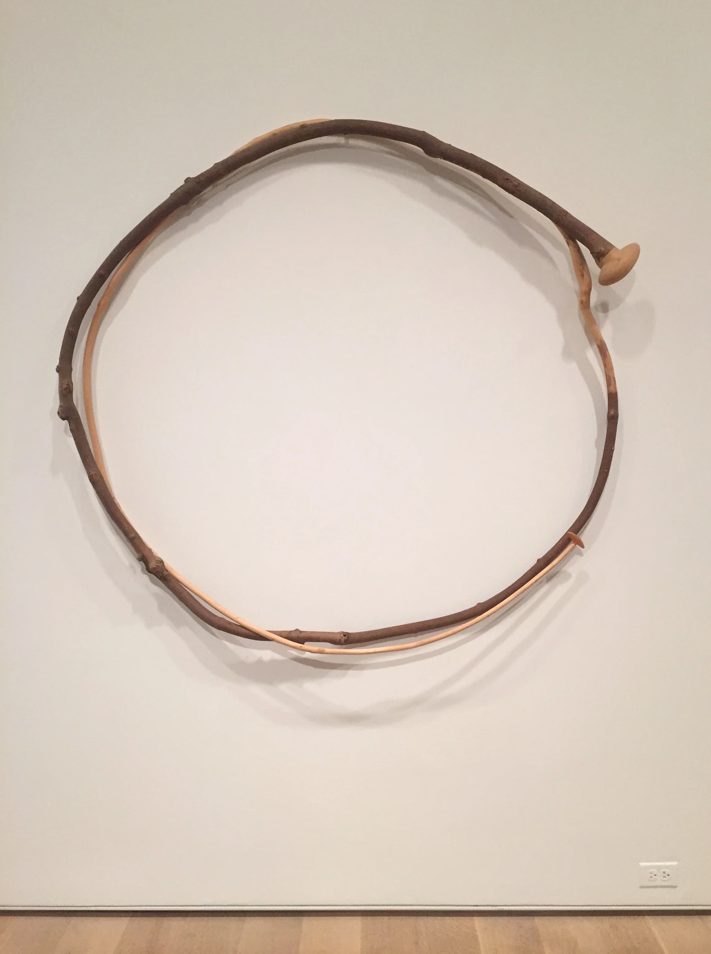 Martin Puryear, Untitled, 1982, Maple sapling, pearwood, and yellow cedar