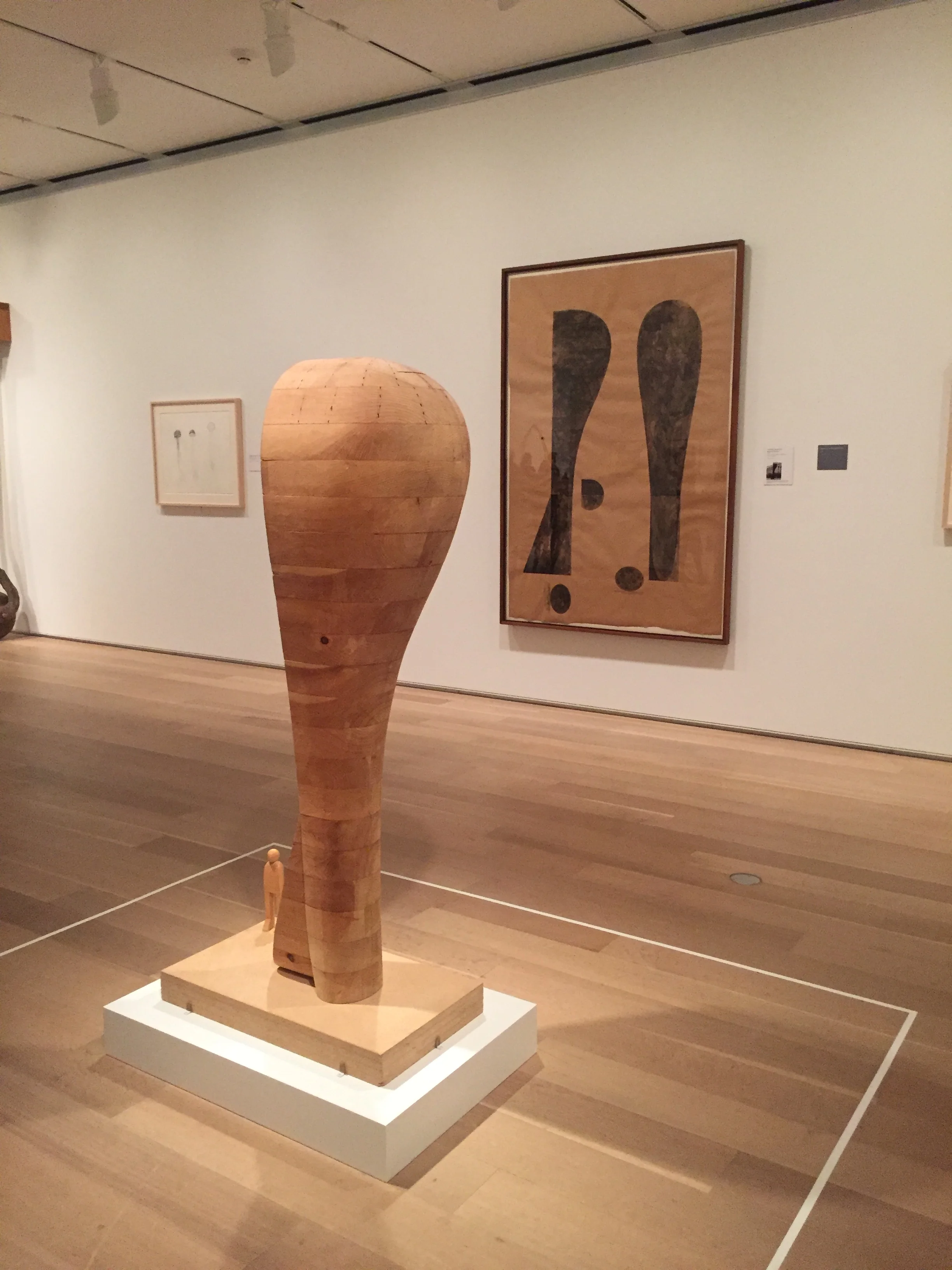 Martin Puryear, maquette for Bearing Witness, 1994, Pine