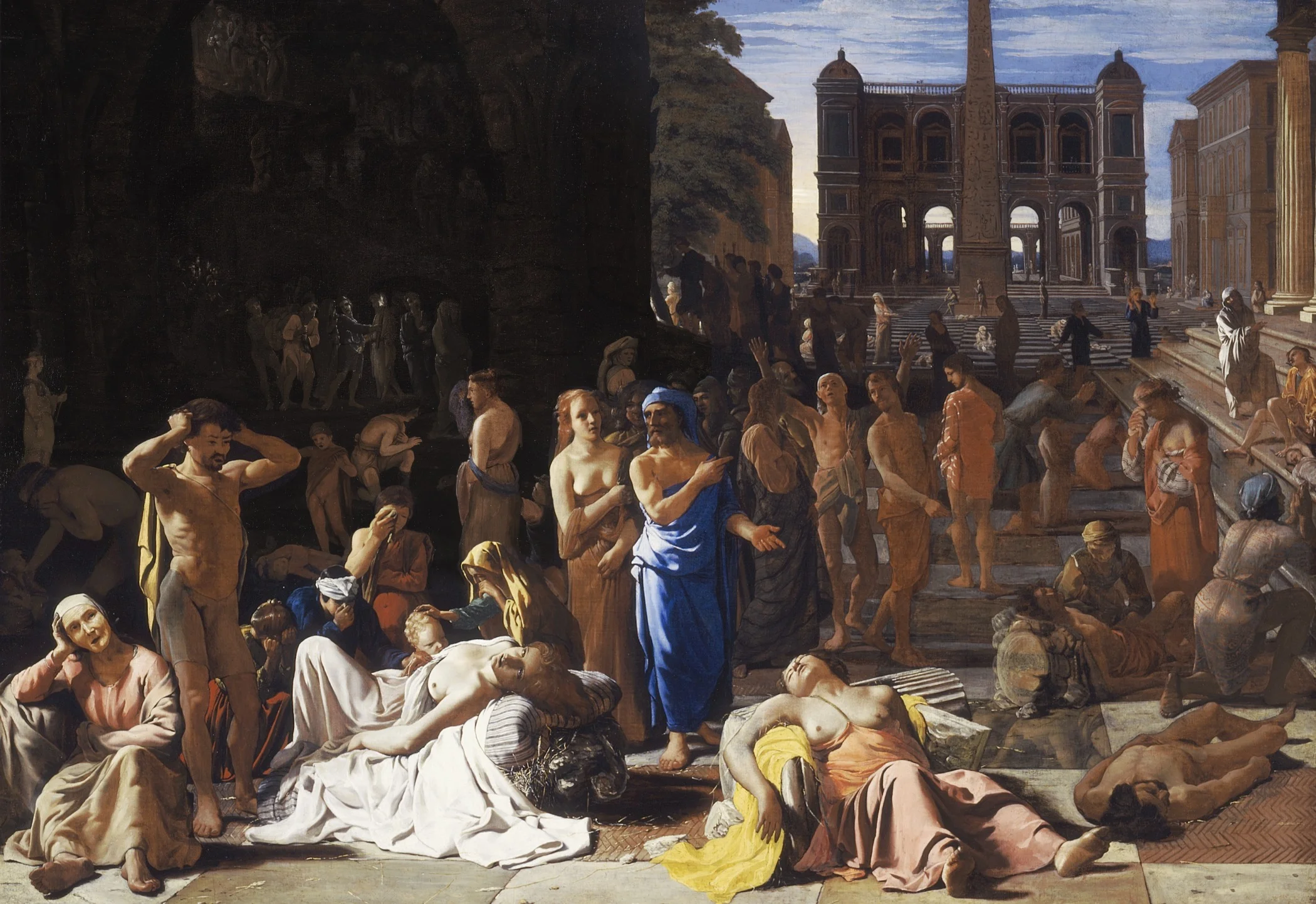 Michiel Sweerts, Plague in an Ancient City, 1652-1654, Oil on canvas
