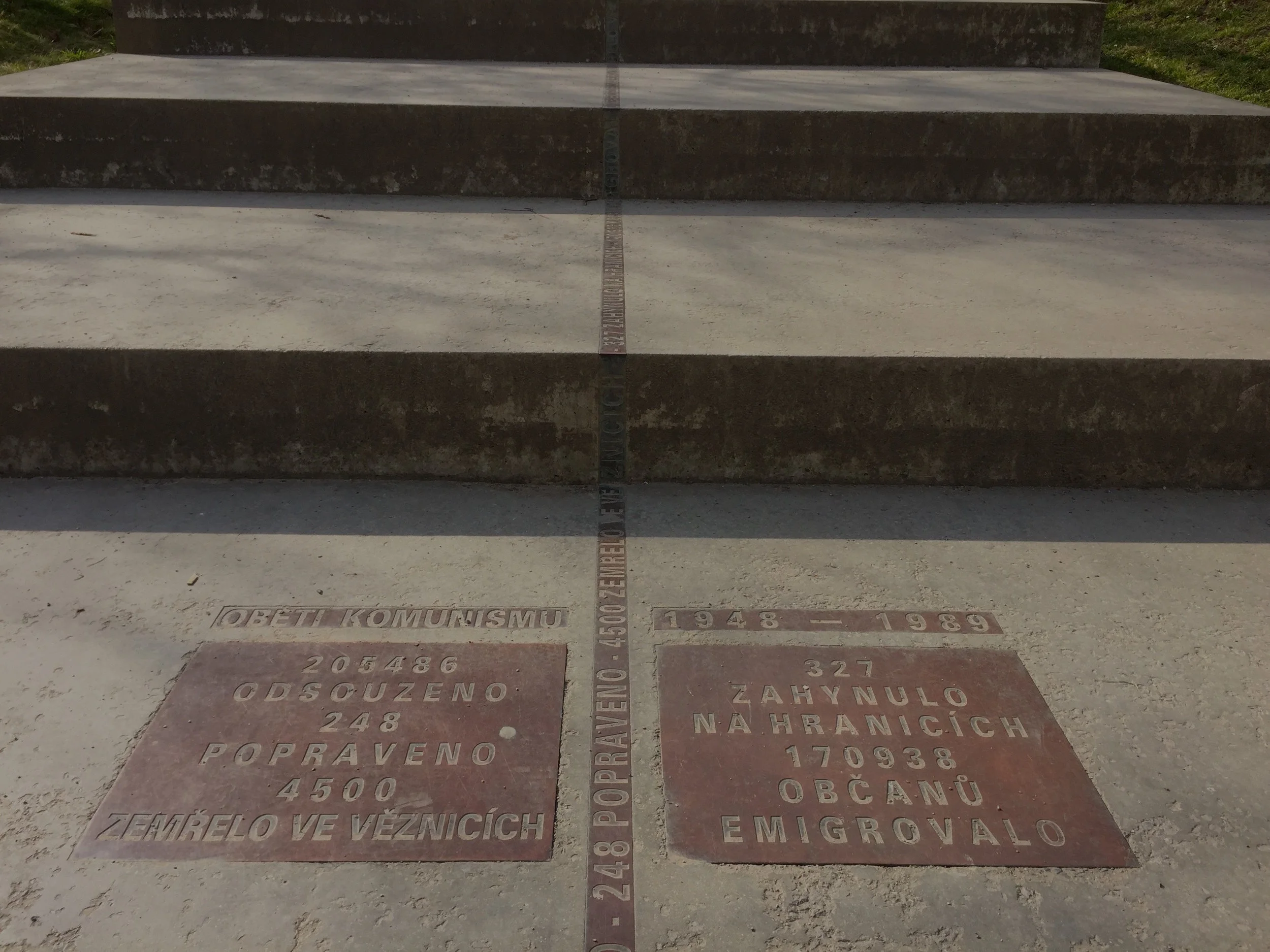 Sculptor: Olbram Zoubek, Architects: Jan Kerel and Zdeněk Holzel, Memorial to the Victims of Communism, 2002