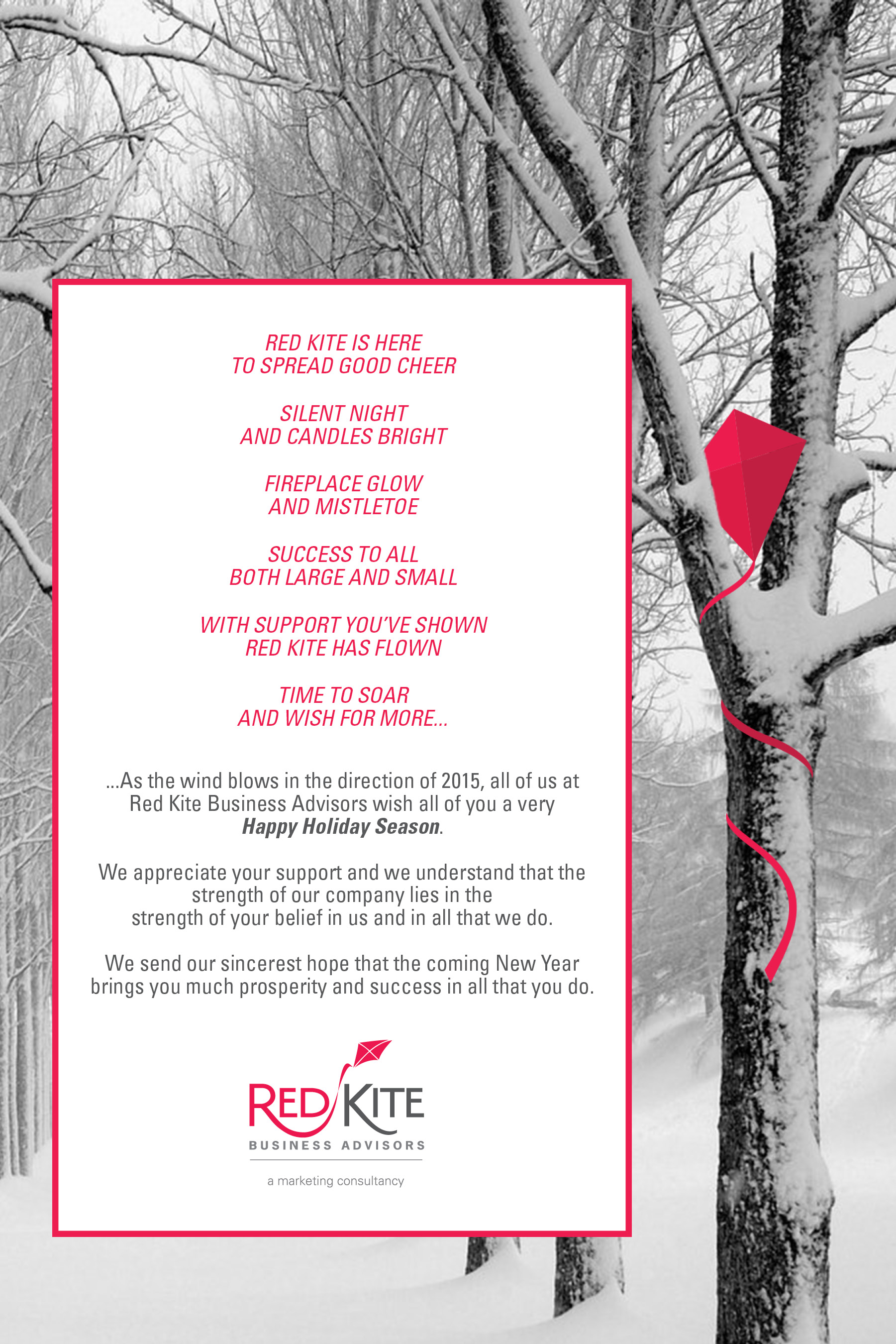 Holiday eBlast for clients | December 2014