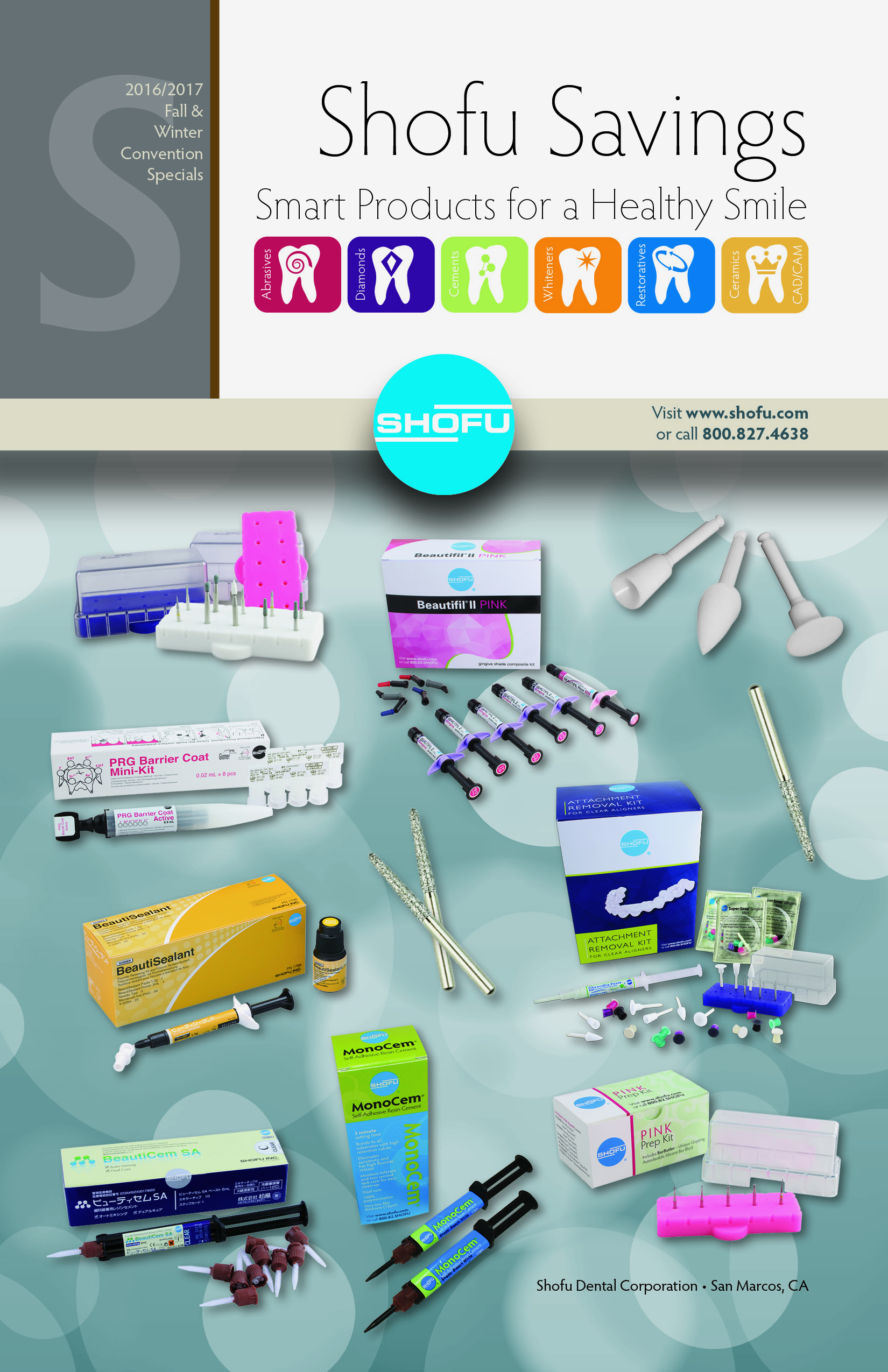  Bi-annual flyer containing special deals on products. Retired template design (FRONT) 