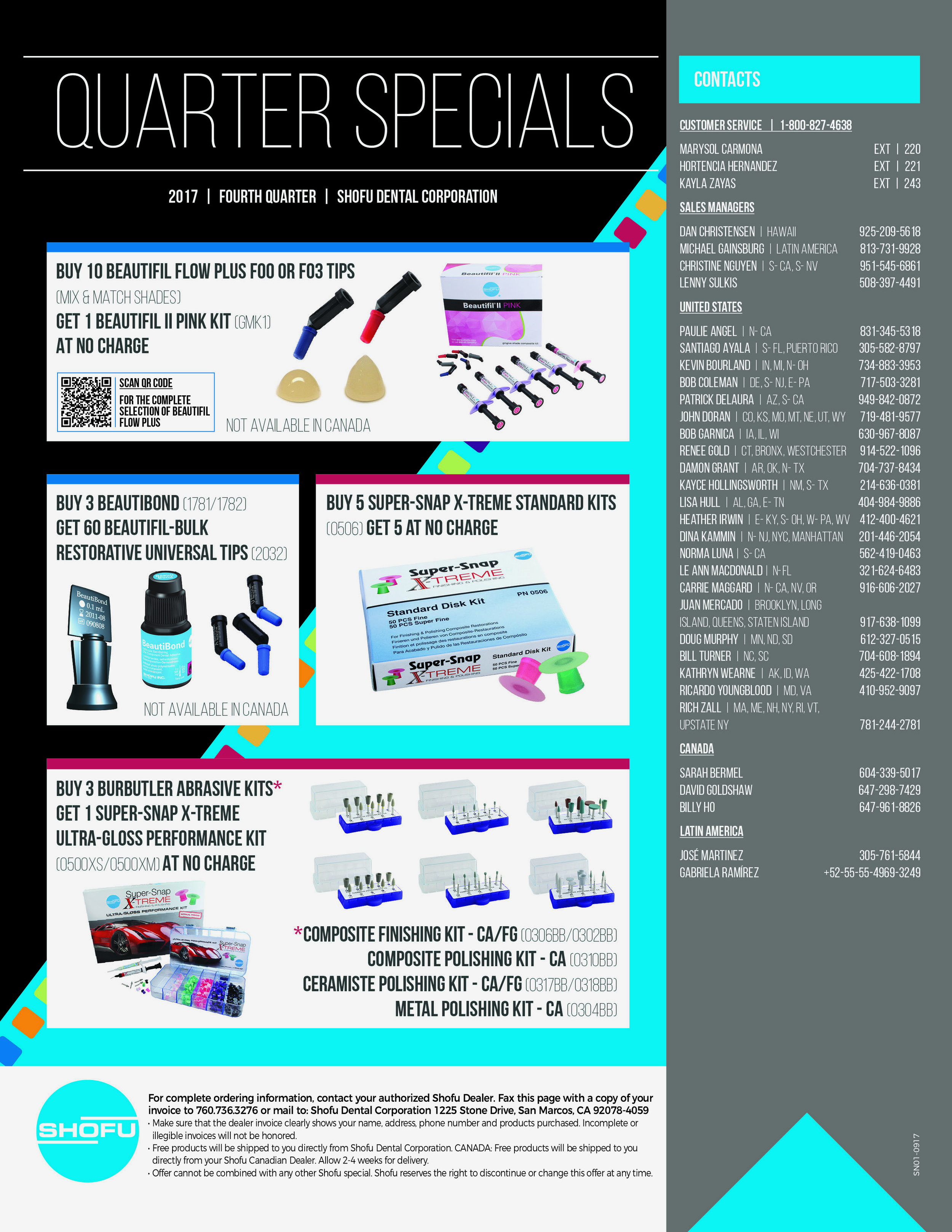  Special offers and contacts (BACK) 