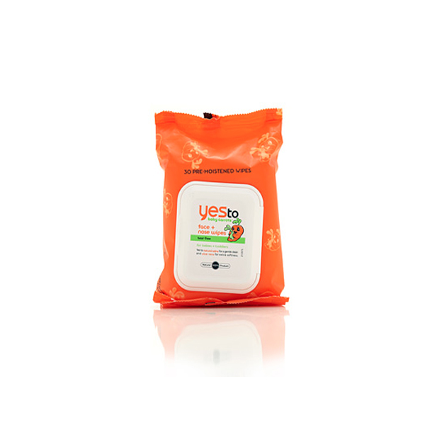 Yes to Baby Carrots Face + Nose Wipes