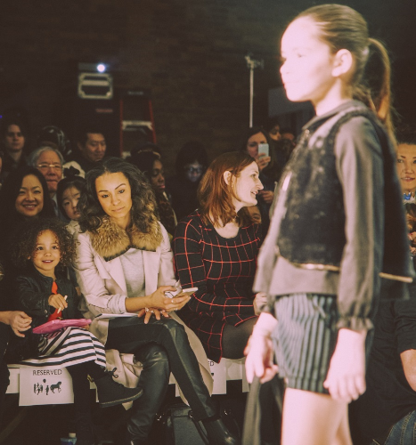 Earnshaw's Editor-In-Chief, Audrey Kingo, at petitePARADE Kids Fashion Week / Photo: Anna Palma 