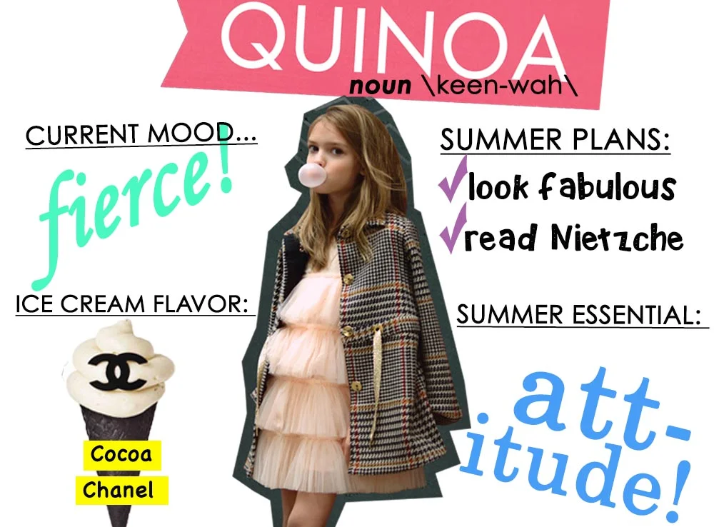 Questioning Quinoa: Our Imaginary Friend