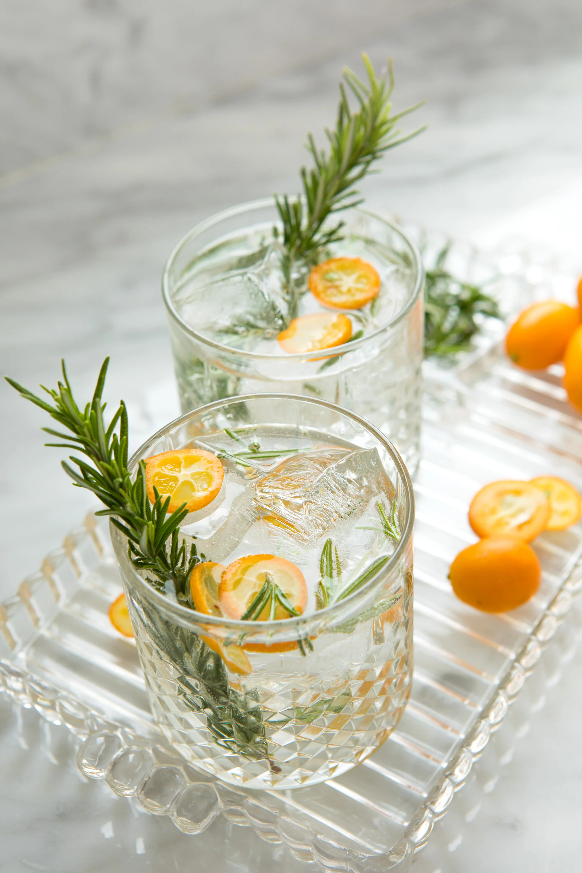 kumquat rosemary cocktail