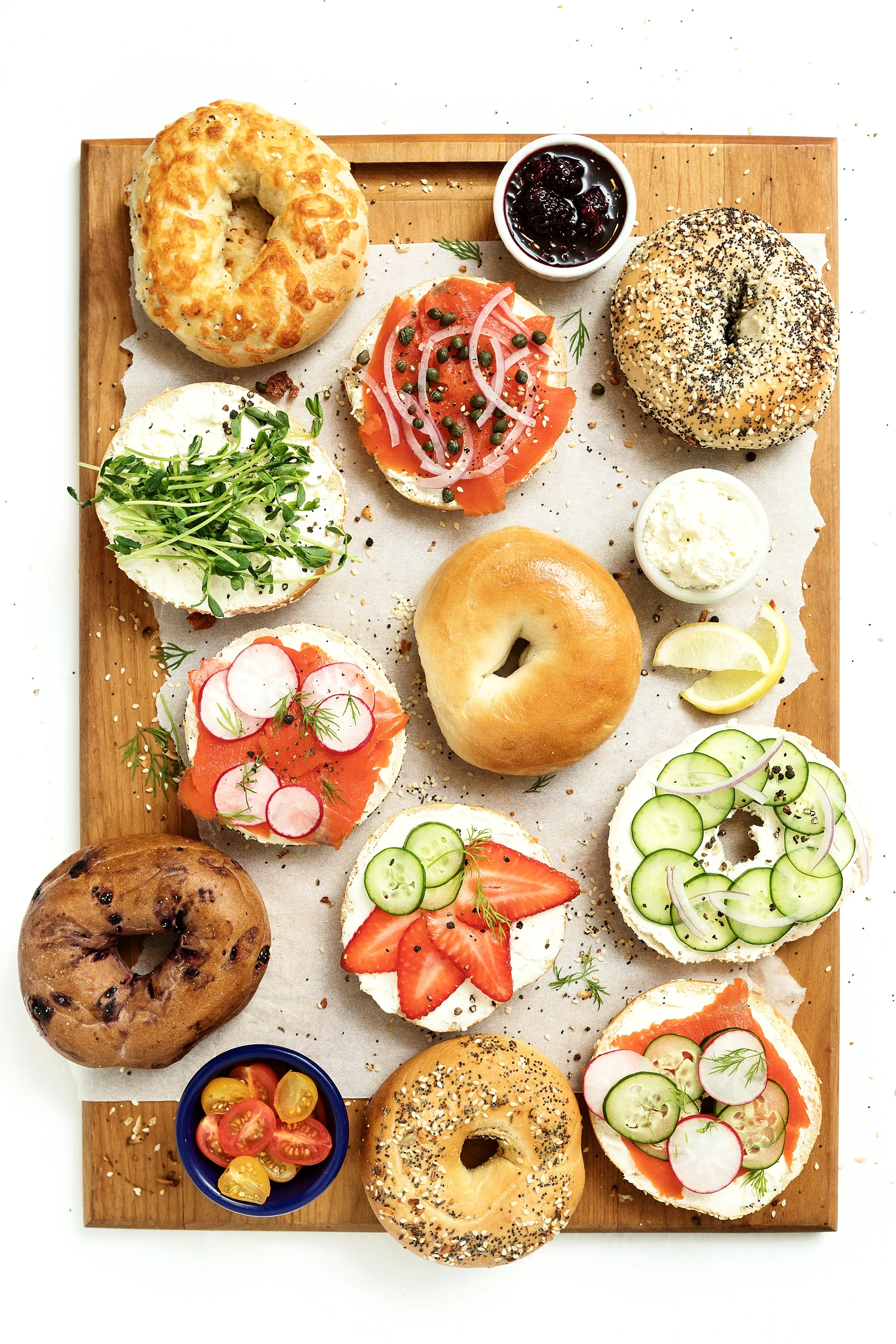 Bagel platter
