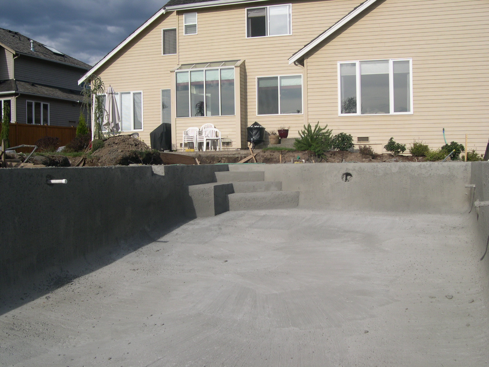 Completed Shotcrete