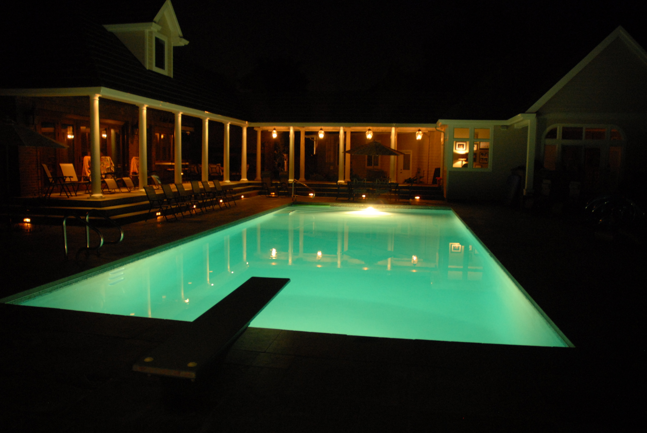 Pool at Night