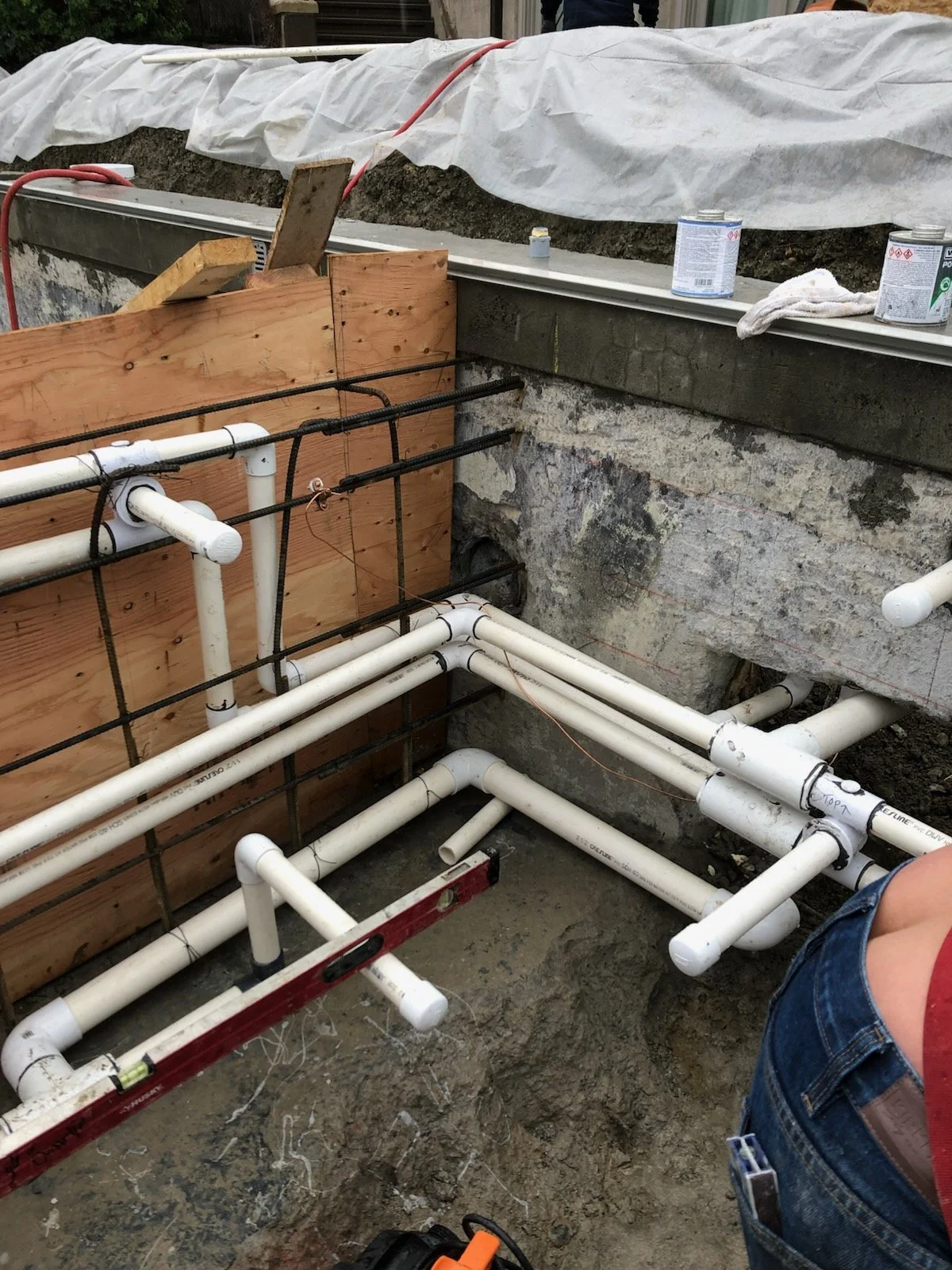 New Pool and Spa Plumbing