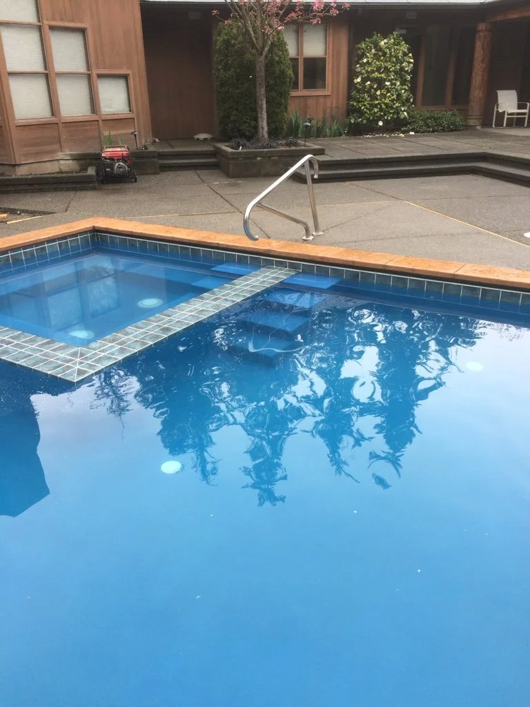 Pool Repair, Spa Repair, Hot Tub Repair, Pool renovation, Spa renovation, Pool Builders Seattle, Colored Plaster