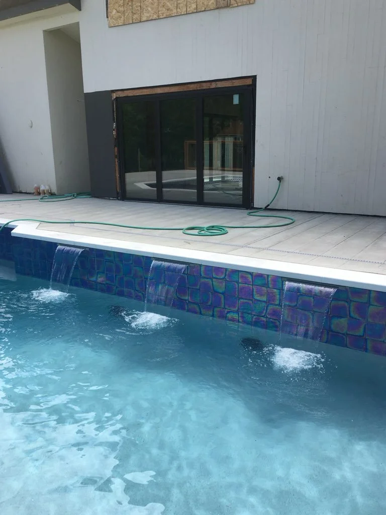 Pool Repair, Pool renovation, Pool Builders Seattle, Waterfall, Water feature