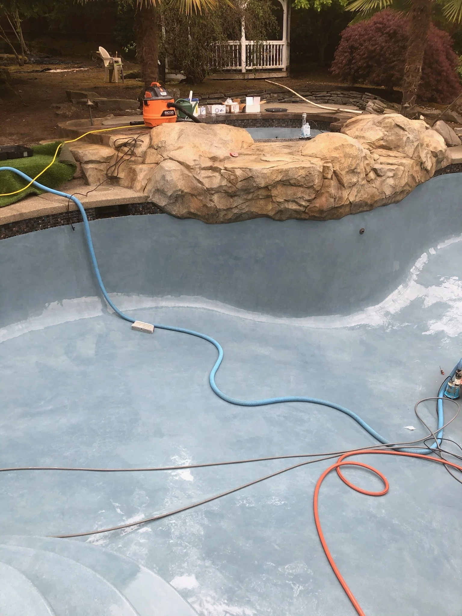 Pool Repair, Pool renovation, Pool Builders Seattle,  Pool Replaster, Spa replaster, natural stone, colored plaster, colored replaster